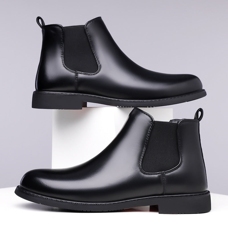 Autumn Winter Fleece Lined Martin Boots for Men Outdoor