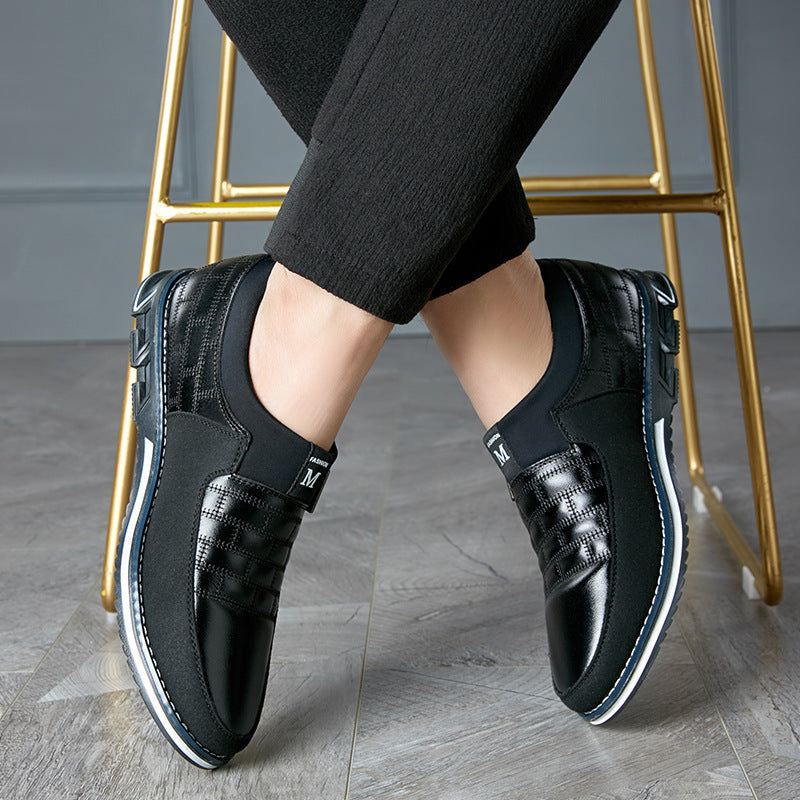 Men's Large Size Leather Shoes Casual New Style Footwear
