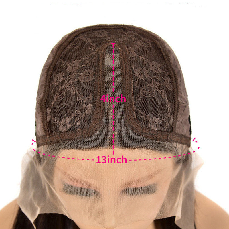 Color Bob Real Hair Headgear Wig For Natural Look Everyday