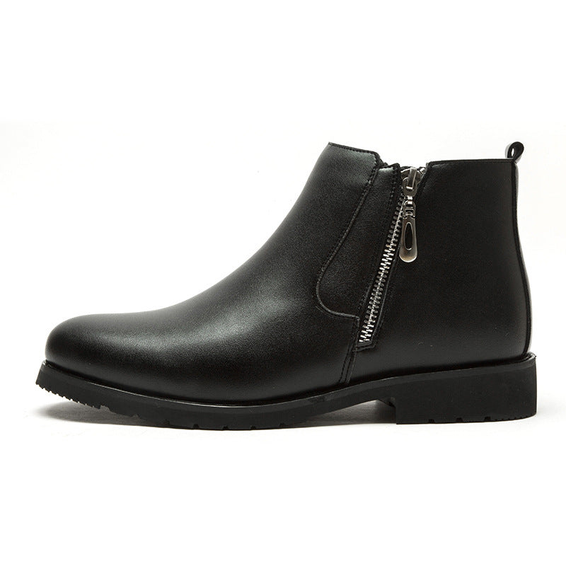 Leather Formal Shoes For Men Big Size Business Casual Black