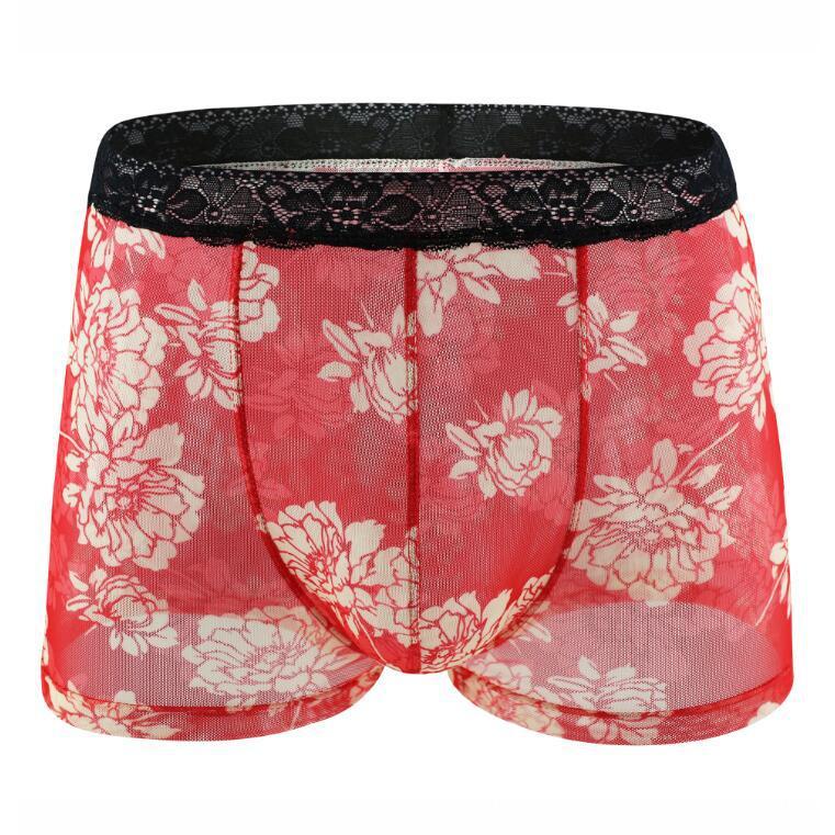 New Mens Lace Boxer Briefs Multicolor Pack Size M XL