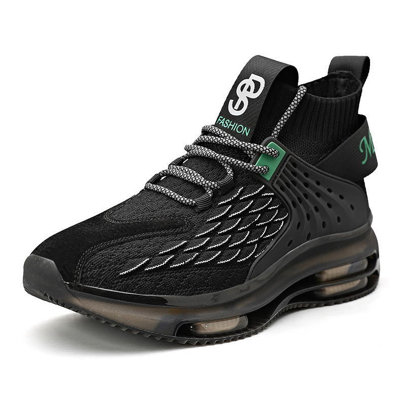 Air Cushion Flying Woven Sneakers Mesh Lined Comfort