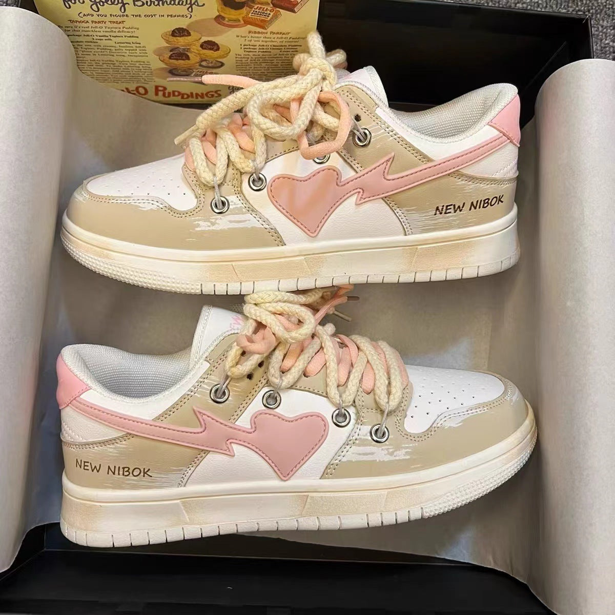 Women's Retro Cute Versatile Sneakers Candy Color Palette