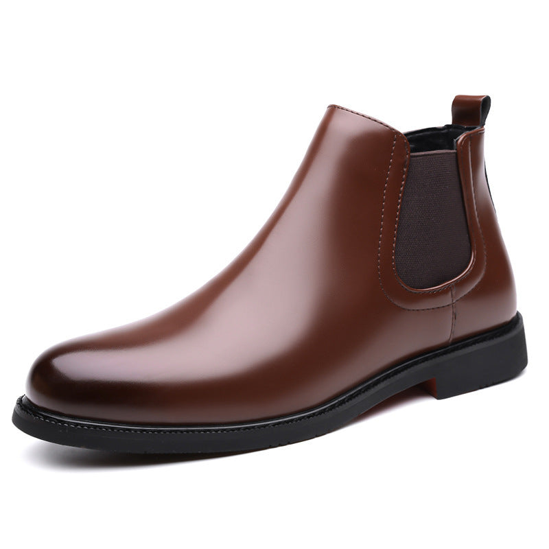 Autumn Winter Fleece Lined Martin Boots for Men Outdoor