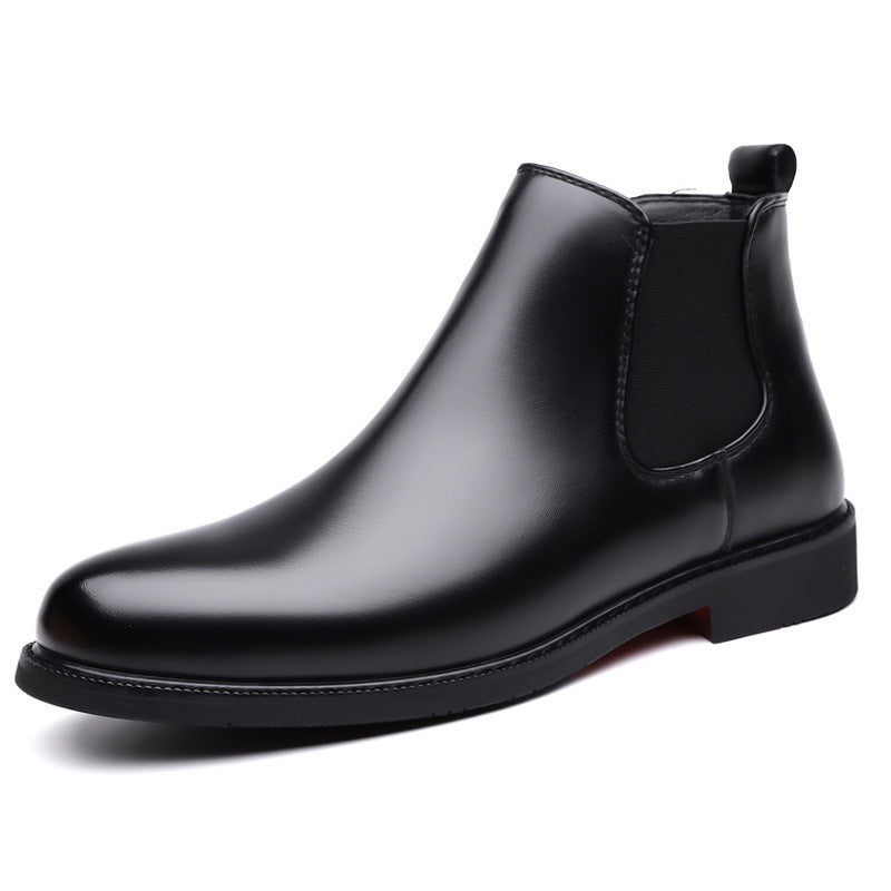 Autumn Winter Fleece Lined Martin Boots for Men Outdoor