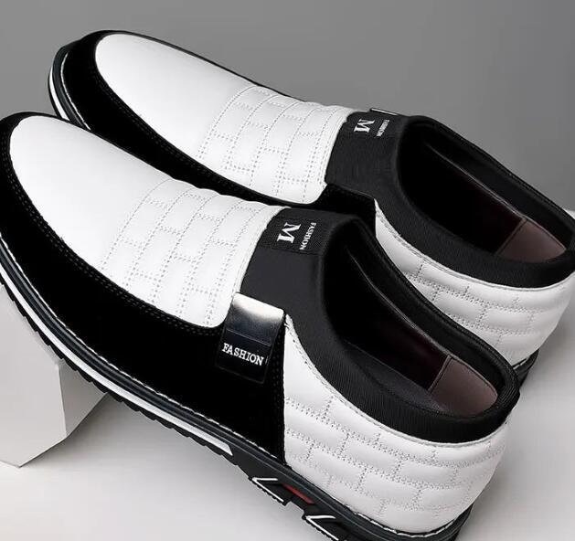 Men's Large Size Leather Shoes Casual New Style Footwear
