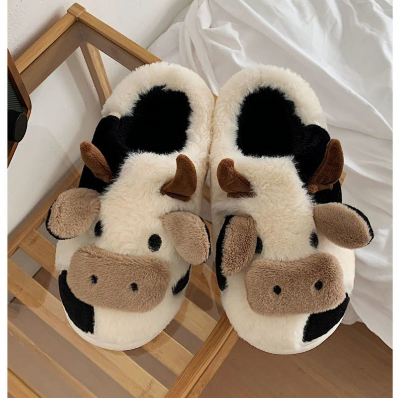 Cotton Slippers Women Cute Indoor Platform Slippers