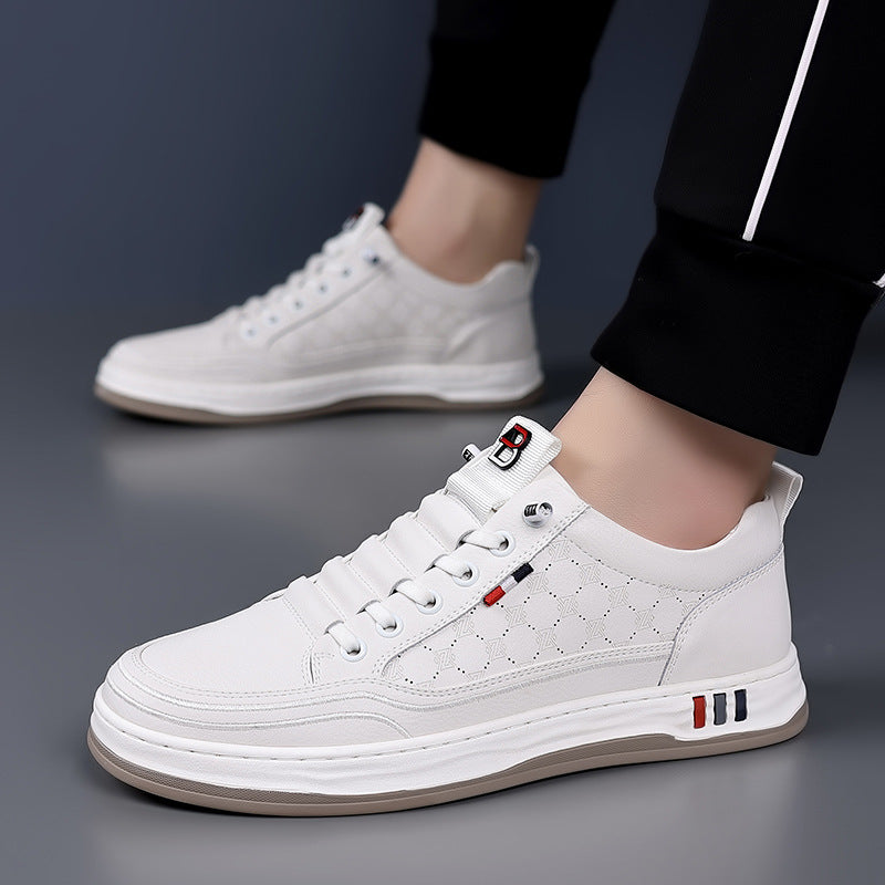 Mens Thin Breathable Lightweight Casual Skateboard Shoes