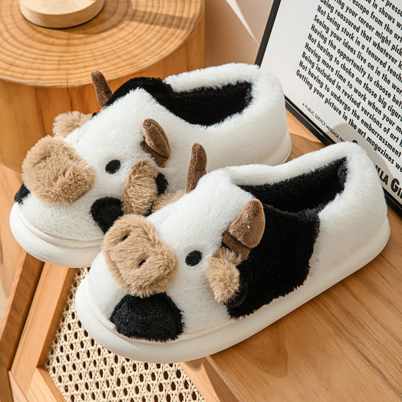 Cotton Slippers Women Cute Indoor Platform Slippers