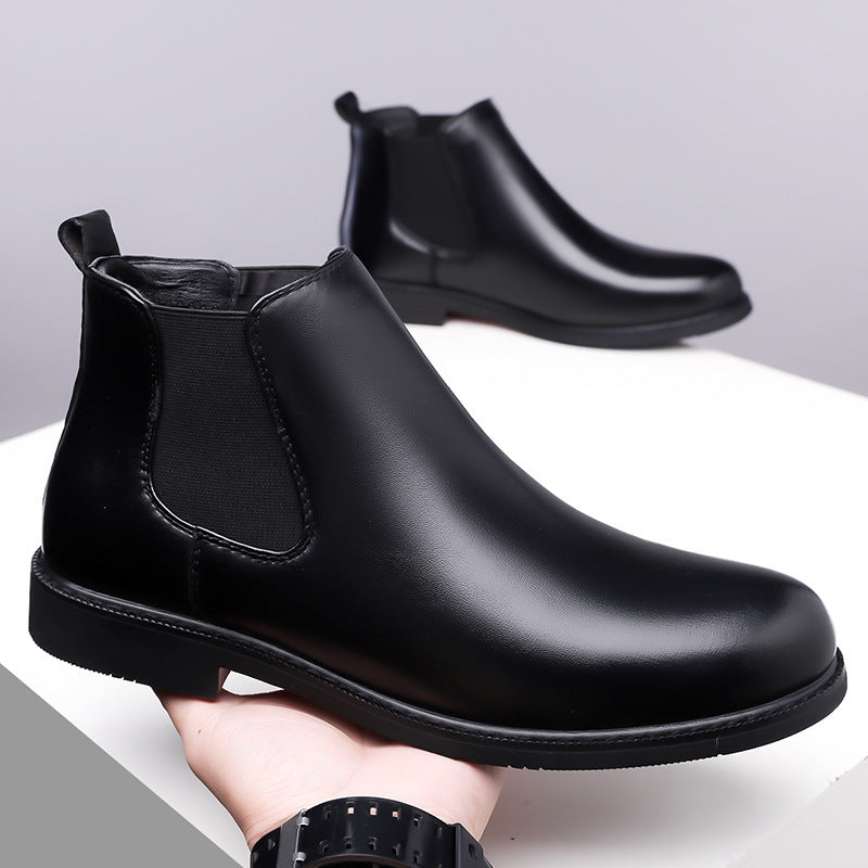 Autumn Winter Fleece Lined Martin Boots for Men Outdoor