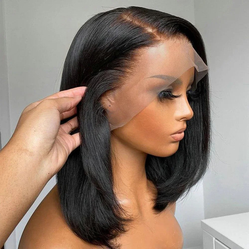 134 Full Frontal Lace Human Hair Wig With Natural Part
