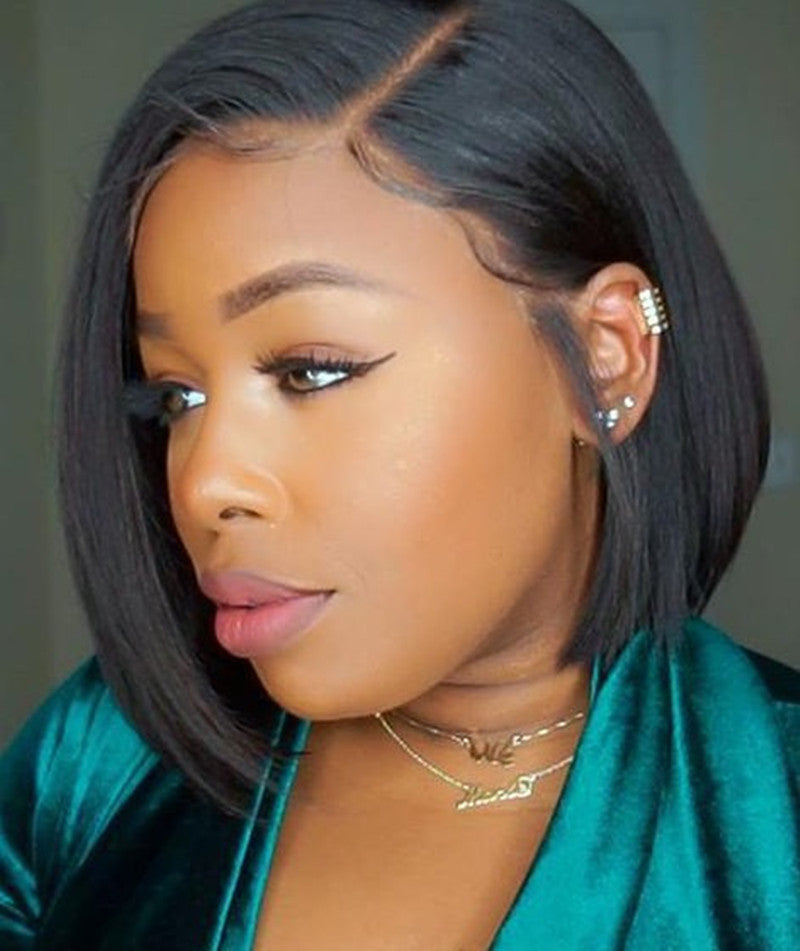 Short Blond Realistic Chemical Fiber Hair Cover Wig