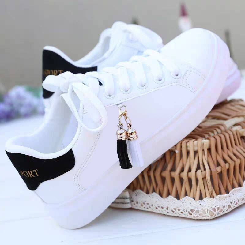 Mesh White Shoes for Women Breathable Casual Flat Sneakers