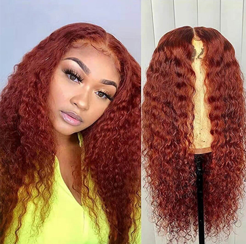 Half Length Curly Hair Wig Small Female Synthetic Fiber