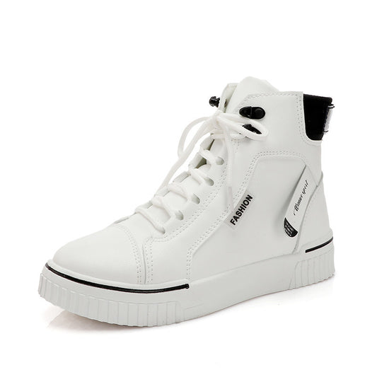 High Top White Sports Sneakers For Summer Casual Comfort