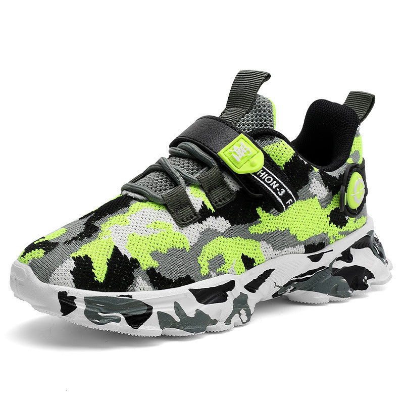 Boys Breathable Mesh Sneakers For Kids Multiple Colors