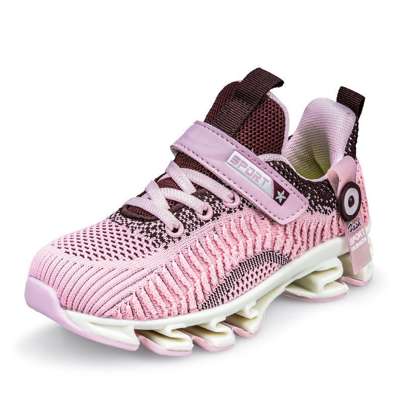 Breathable Mesh Upper Soft Soles Student Sneakers Summer