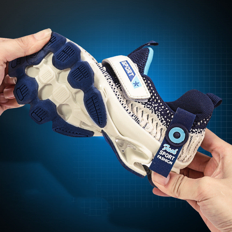 Breathable Mesh Upper Soft Soles Student Sneakers Summer