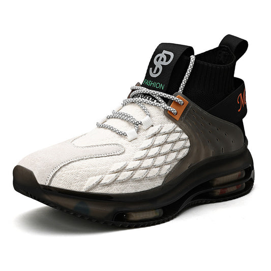 Air Cushion Flying Woven Sneakers Mesh Lined Comfort