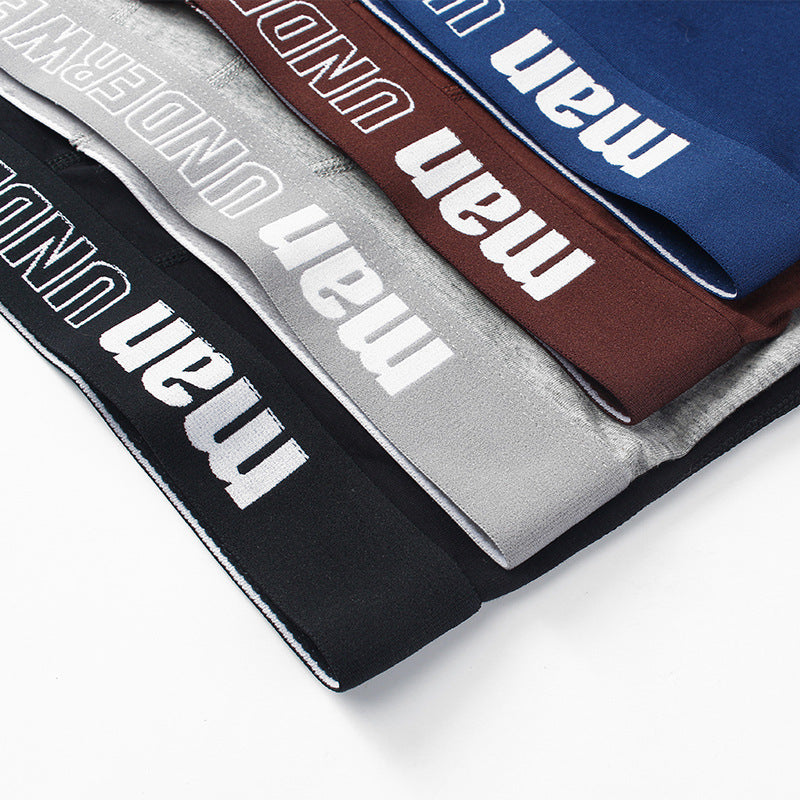 Mens Cotton Boxer Briefs Ultra Soft Shapewear Lift Support