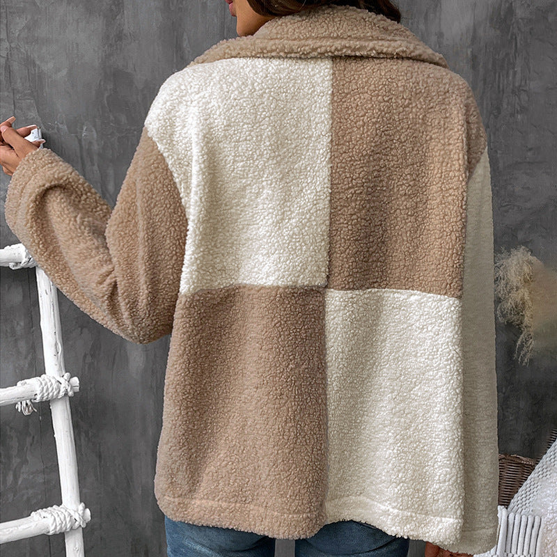 Single-breasted Lapel Casual European And American Coat