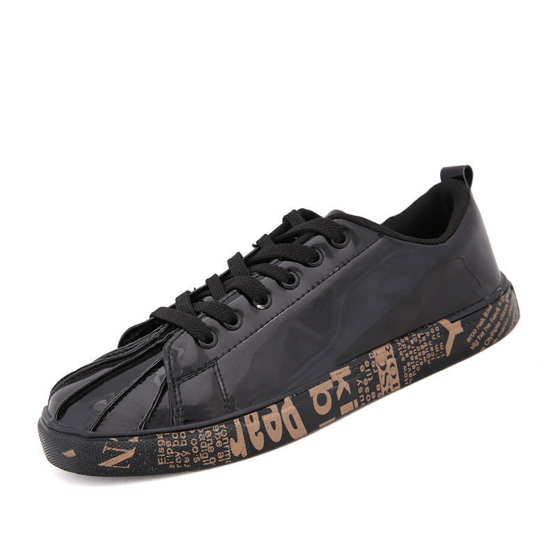 Unisex Casual Sneakers PU Upper Flat Heel Shoes Everyday