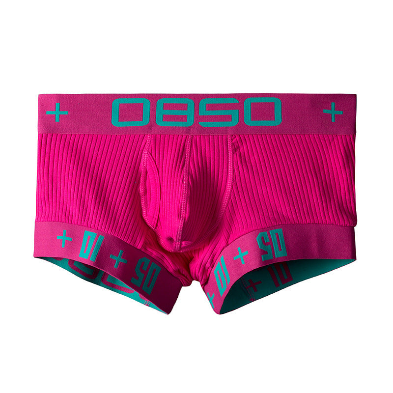 Breathable Cotton Mens Boxer Mid Waist Shorts For Men