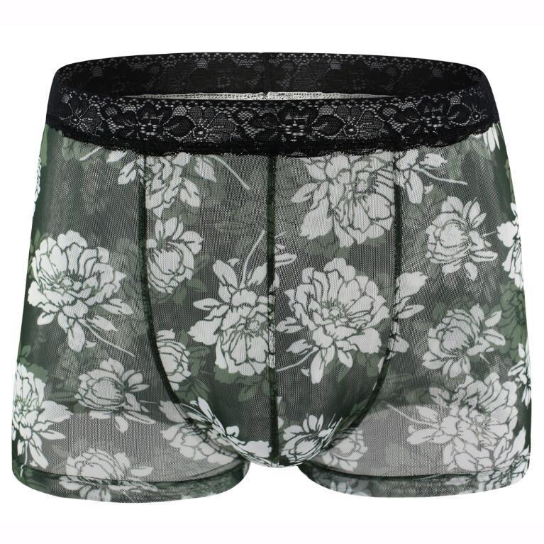 New Mens Lace Boxer Briefs Multicolor Pack Size M XL