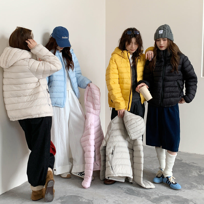 Outdoor Fashion Casual Hooded Cotton-padded Jacket