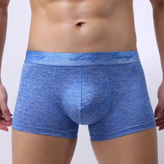Mid Waist Boxer Shorts For Men Trendy Active Underwear