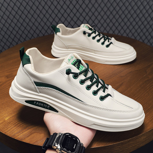 Men's Breathable Versatile Low Top Sneakers Black Gray