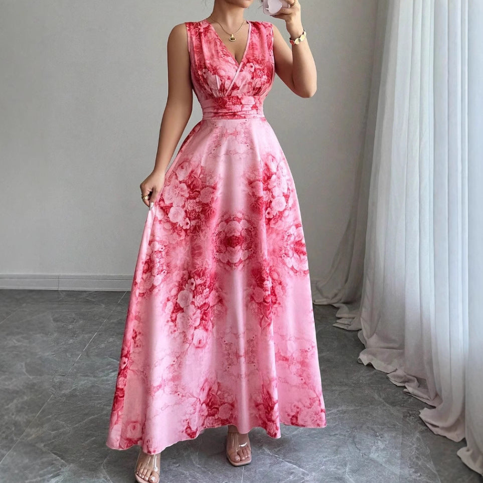 Waist-tight Slimming Overcoat Seaside Holiday Dress