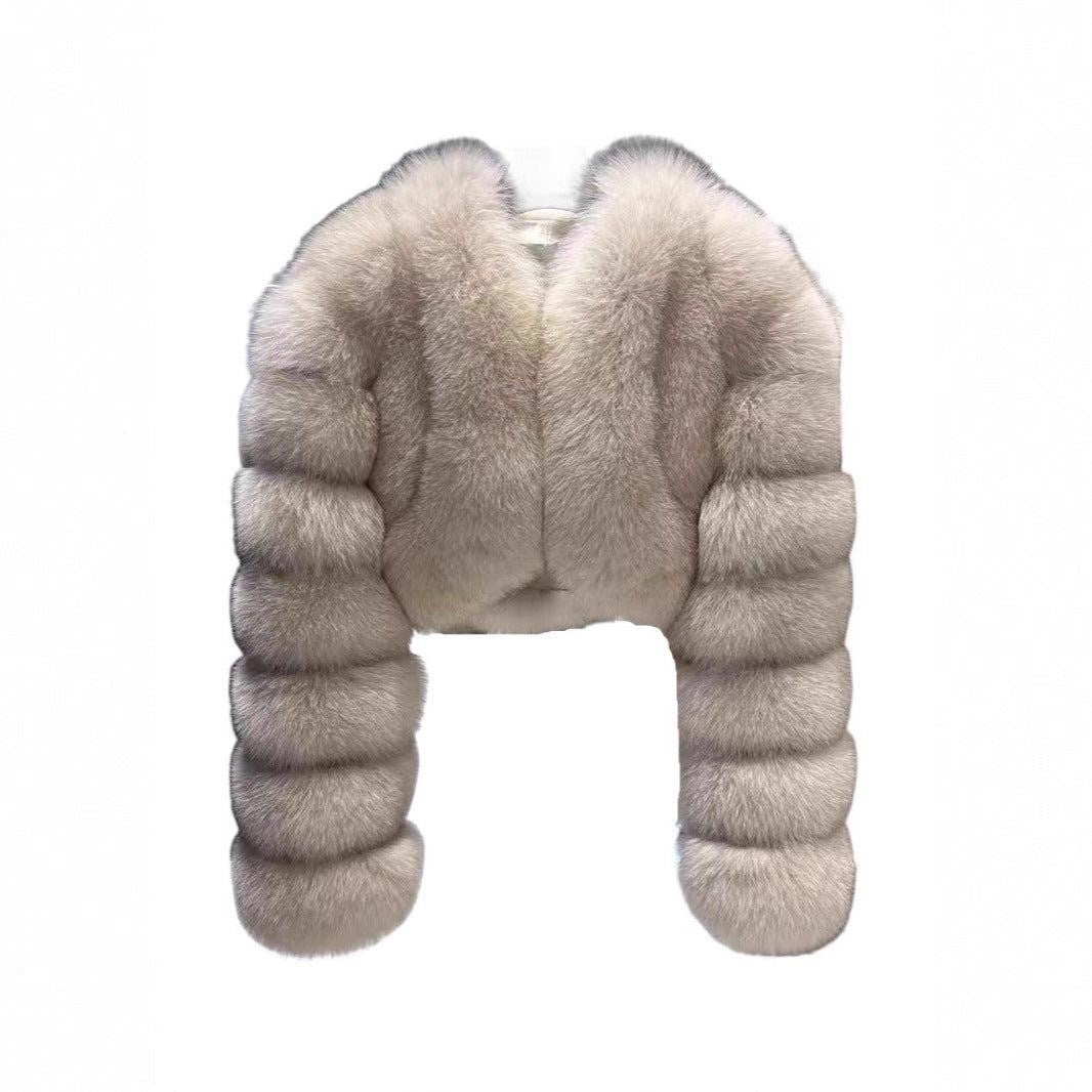 manteau fourrure femme