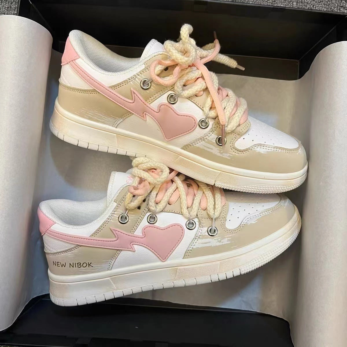 Women's Retro Cute Versatile Sneakers Candy Color Palette