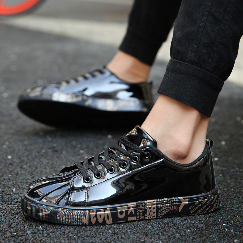 Unisex Casual Sneakers PU Upper Flat Heel Shoes Everyday