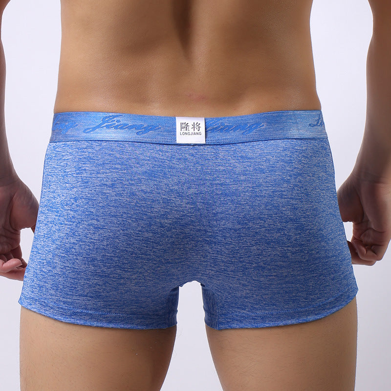 Mid Waist Boxer Shorts For Men Trendy Active Underwear