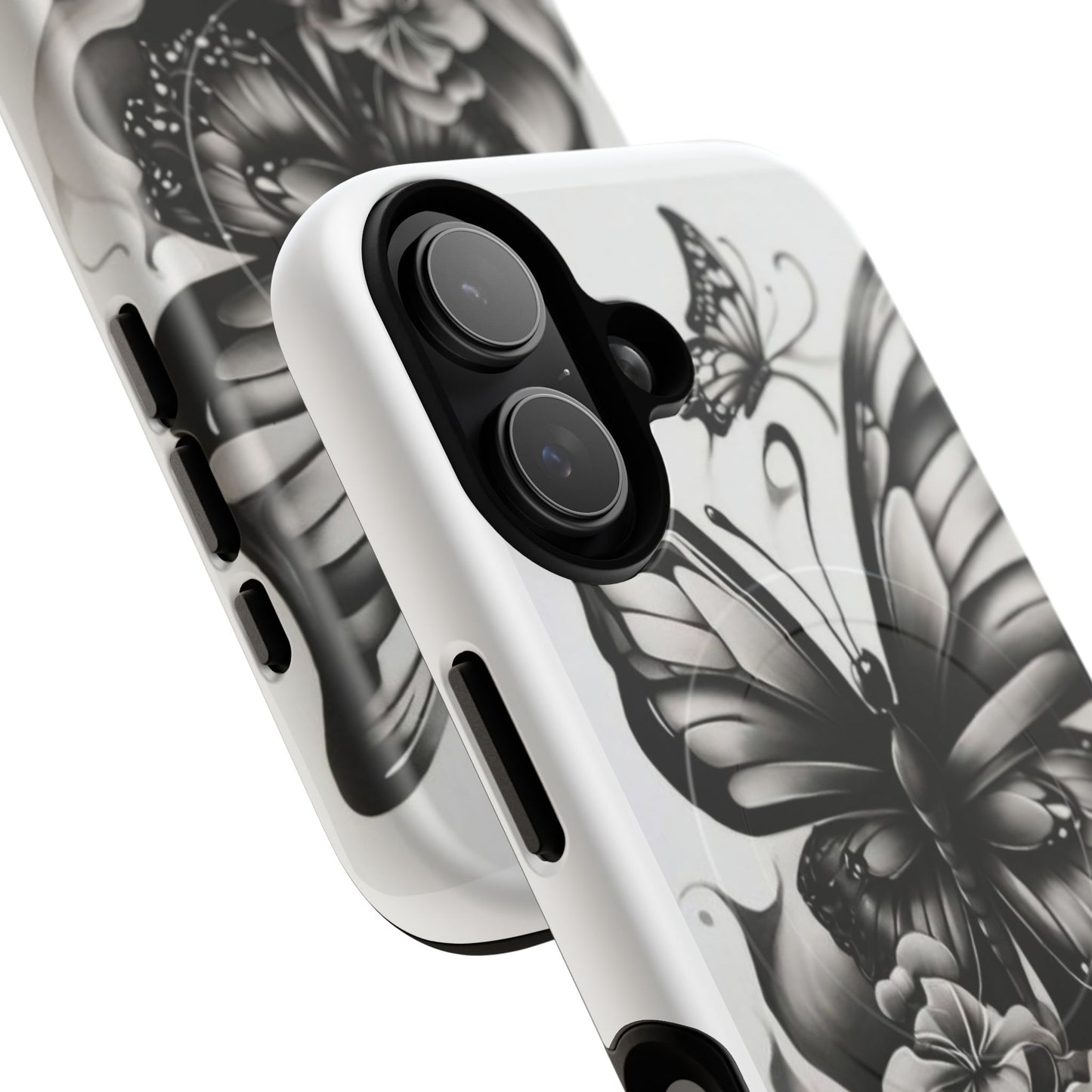 Elegant Butterfly Phone Case | Tough Magnetic Case, Floral Artwork, Gift for Nature Lovers, Stylish Tech Accessory, Butterfly Design, [...]