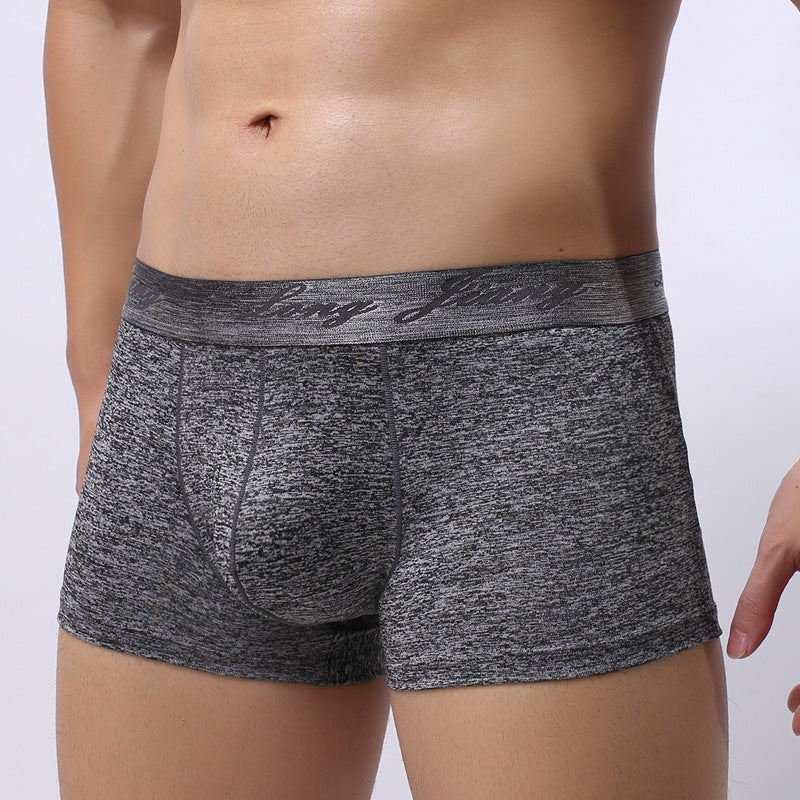 Mid Waist Boxer Shorts For Men Trendy Active Underwear