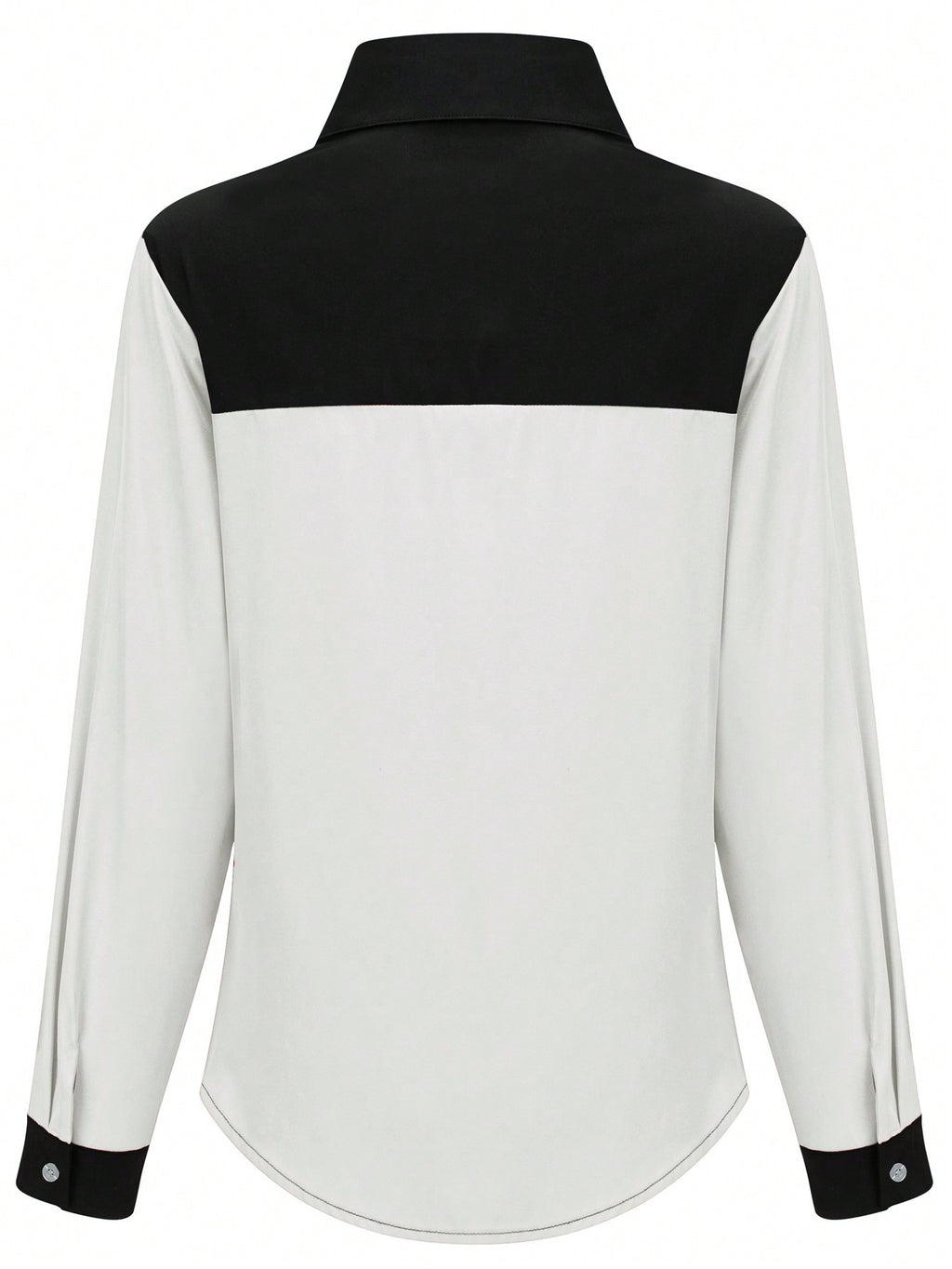 Chemise De Mode Pour Femmes Avec Patchwork De Couleurs