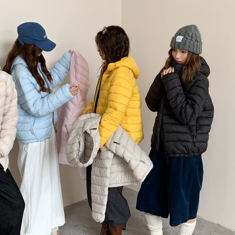 Outdoor Fashion Casual Hooded Cotton-padded Jacket