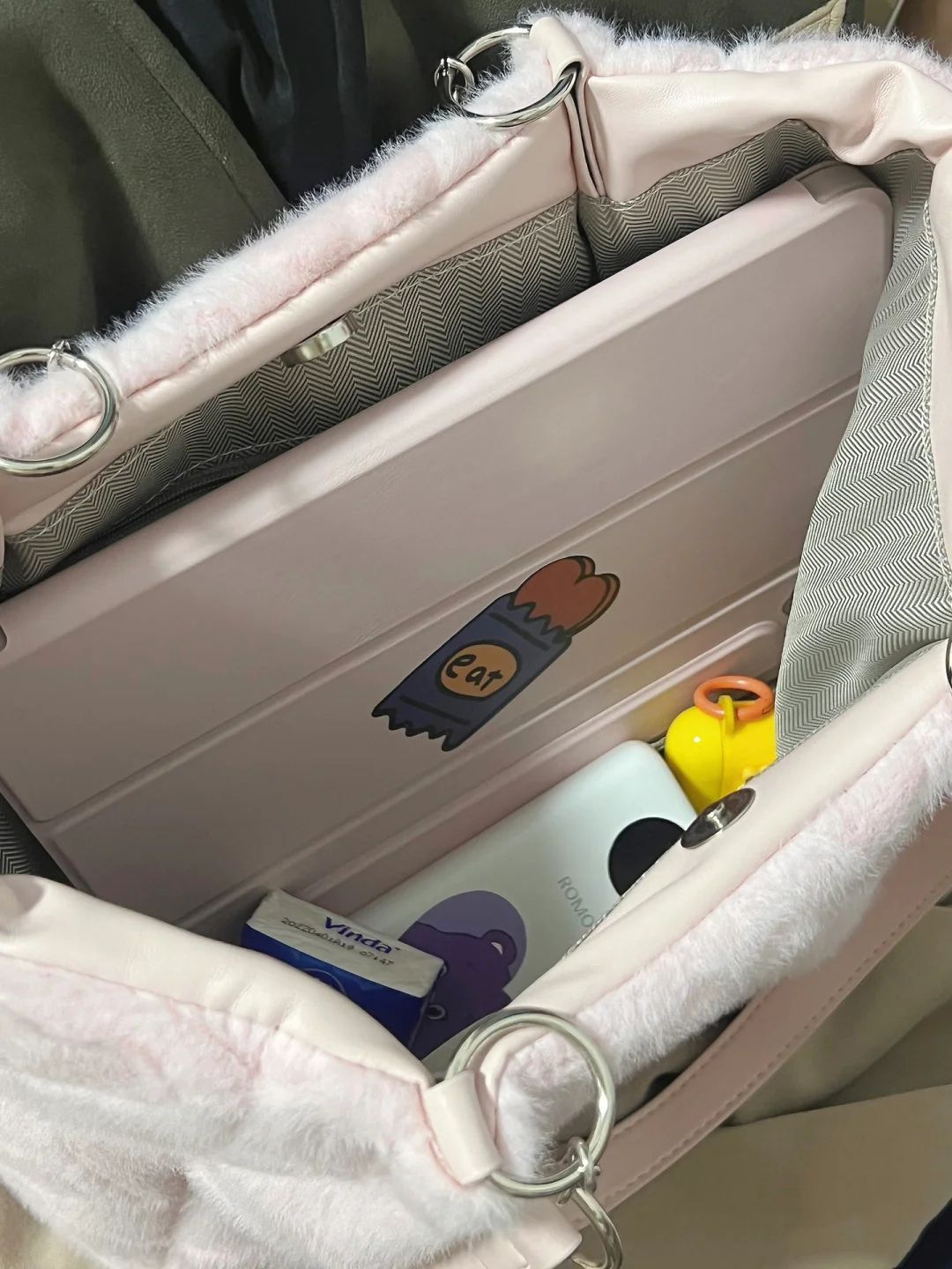 New Large-capacity Love Furry Shoulder Bag