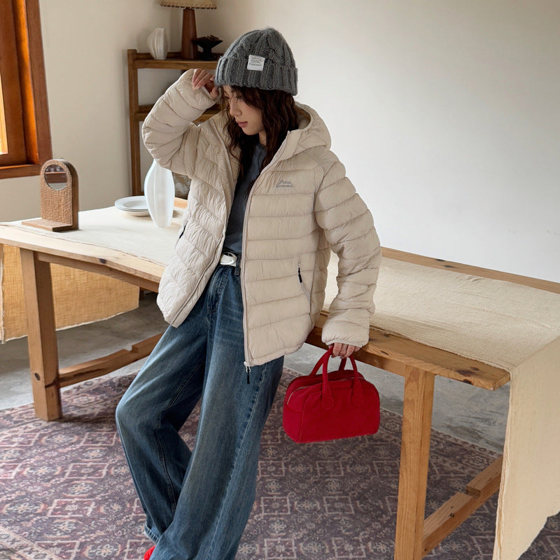 Outdoor Fashion Casual Hooded Cotton-padded Jacket